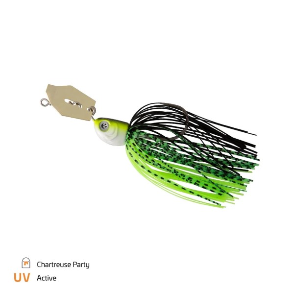 Zeck Bladed Jig Chartreuse Party - #3/0
