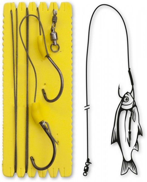 Black Cat Bouy and Boat Ghost Single Hook Rig