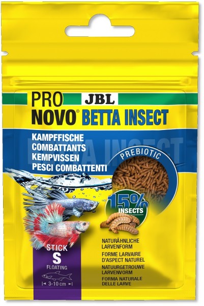 JBL Pronovo Betta Insect Sticks S 20ml - New 2022