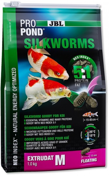 JBL ProPond Silkworms - Seidenraupen Snack für Koi