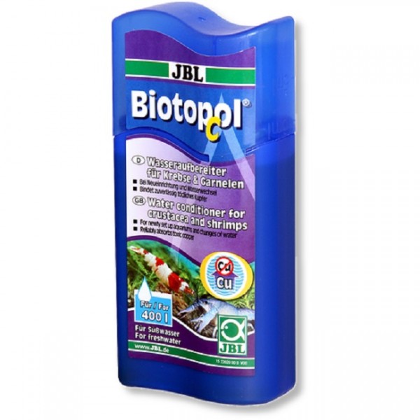 JBL Biotopol C 100 ml - Wasseraufbereiter für Krebse und Garnelen