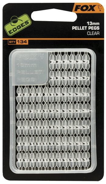 Fox Pellet Pegs 13mm clear