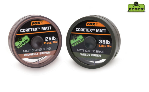 FOX Edges Coretex Matt  Gravelly Brown 20m