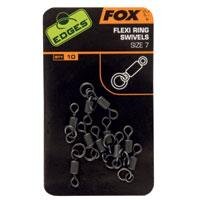 Fox Edges Flexi Ring Swivles Size 7