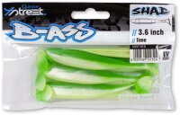 4street B-Ass Shad Lime UV-Active