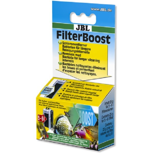 JBL FilterBoost 25g - Bakterien zur Optimierung der Filterlaufleistung.