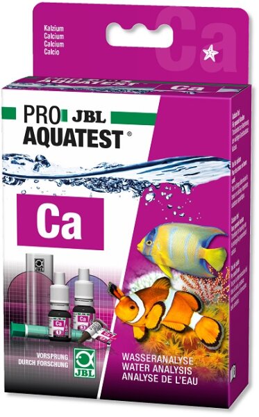 JBL PROAQUATEST Ca Calcium - Schnelltest zur Bestimmung des Kalziumgehalts in Meerwasser-Aquarien