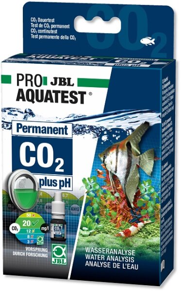 JBL PROAQUATEST CO2-pH Permanent - Dauertest zur Säure-/Kohlendioxidgehalt-Bestimmung in Süßwasseraquarien