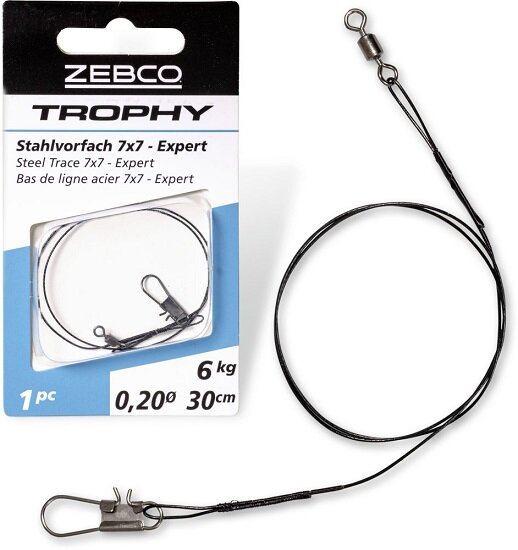 Zebco Trophy Stahlvorfach 7x7 - Expert 30cm