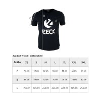 Zeck Fishing Just Zeck T-Shirt schwarz/weiß