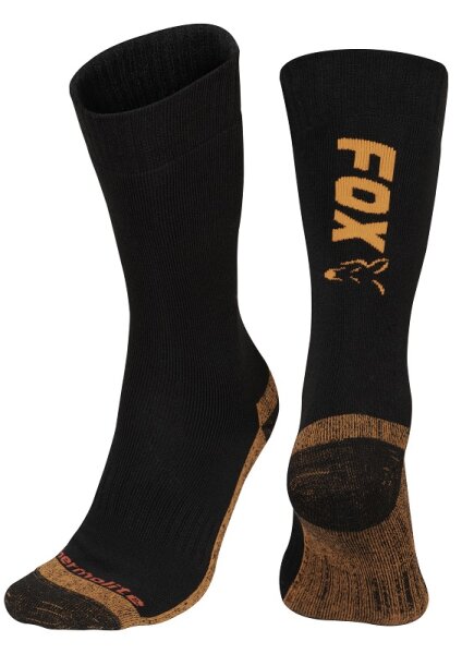 Fox Collection Thermolite Long Socks Black/Orange