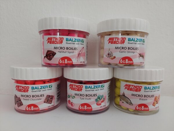 Balzer Method Feeder Micro Boilies 6 & 8 mm