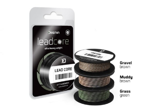 Delphin LEADCORE grass I 45lbs I 5m