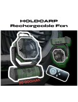 Holdcarp Rechargeable Fan - Ventilator mit PowerBank und...