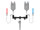 Delphin FlexiBUZZ ausziehbare Buzz Bar L 18-25cm