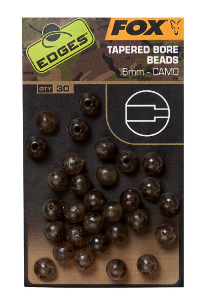 Fox Tapered Bore Beads 4mm