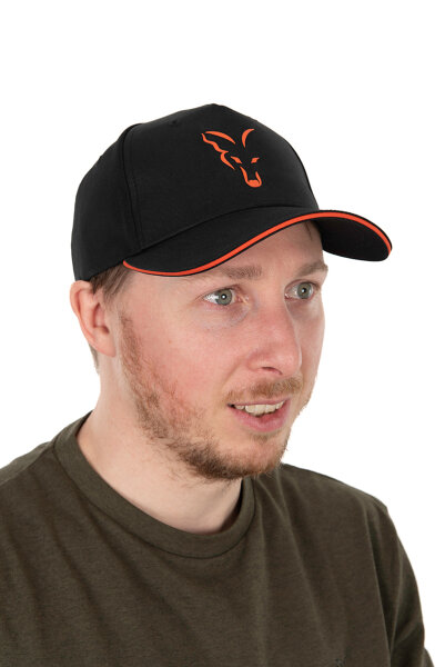 Fox  Baseball Cap Black/Orange