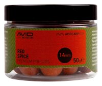 Avid Carp Red Spice Premium Pop Ups 14mm Belachan 50g