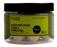 Avid Carp Monster Crab Tuna & Spirulina Premium Pop...