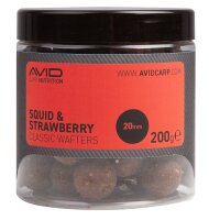 Avid Carp Squid & Strawberry  Classic Wafters 20mm 200g