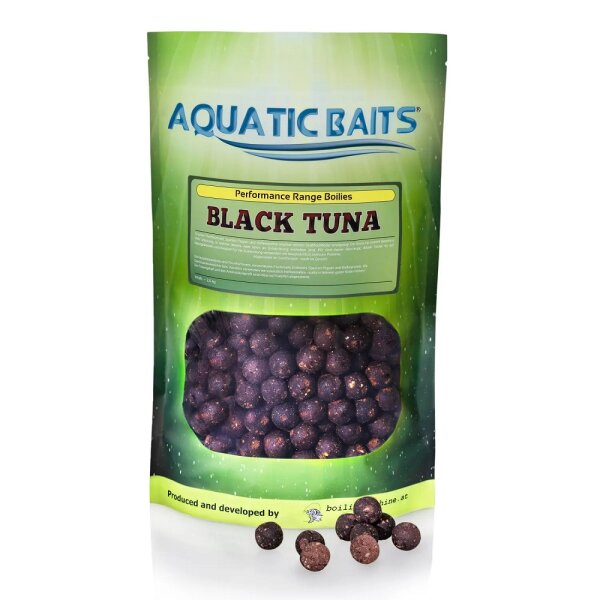 Aquatic Baits Black Tuna Bolies 20mm 2kg
