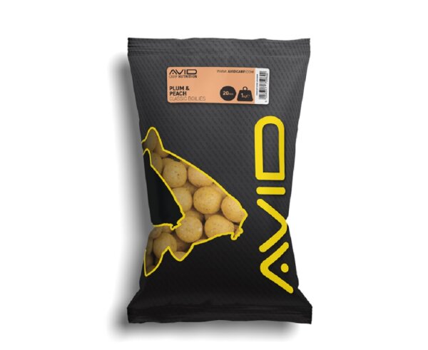Avid Carp Plum & Beach Classic Boilies 20mm 1kg