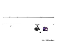 Delphin Karpfen-Set CorsaBLACK NERO 360cm 3lbs