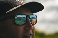 Fox Rage Transparent Black Brown Lens Mirror Blue Eyewear