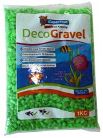 SuperFish Deko Kies Neon Grün 1kg