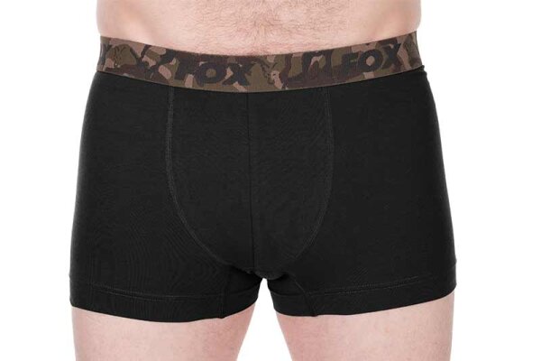 Fox Boxer Shorts - Khaki/Black