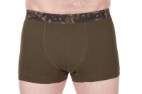 Fox Boxer Shorts - Khaki/Black M