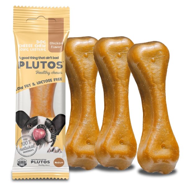 PLUTOS Käse & Huhn M 60g