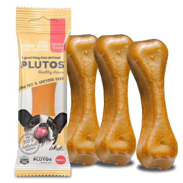 PLUTOS Käse & Lachs M 60g