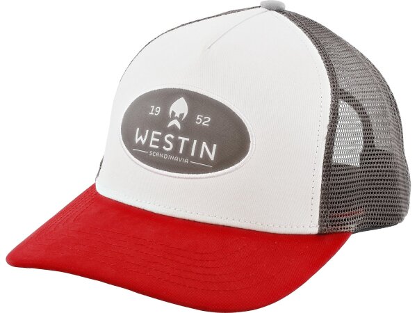 Westin State Cap Silver Grey/Red