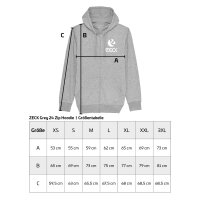 Zeck Zip Hoodie Grey