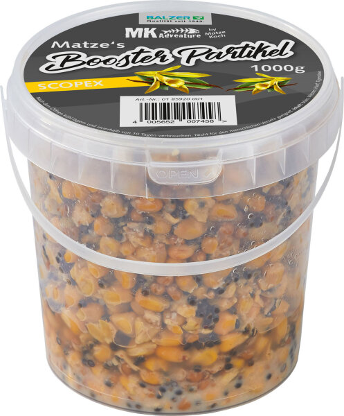 Balzer Matze`s Booster Partikel 1000g Scopex