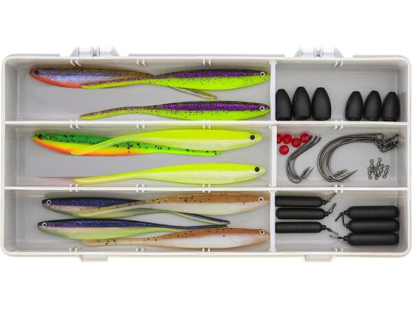 Westin Zander Box Dropshot + Texas & Carolina 44Stk