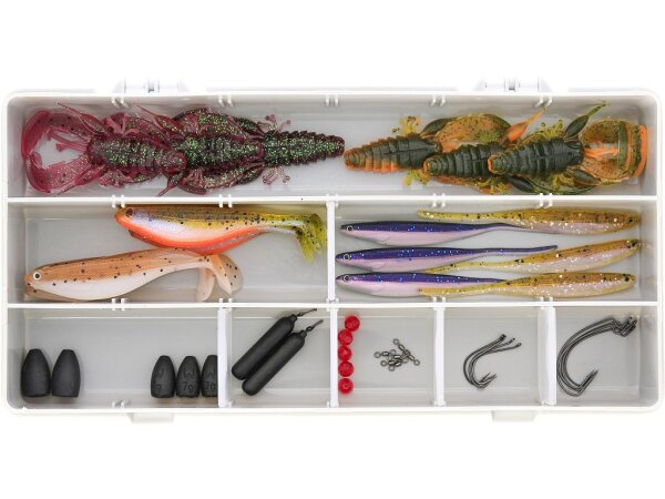 Westin Perch Box Dropshot + Texas & Carolina 45Stk