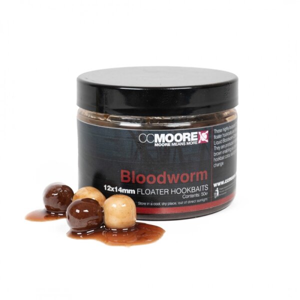 CC Moore Bloodworm Floater Hookbaits 12X14mm