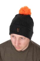 Fox Bobble Hat Black/0range