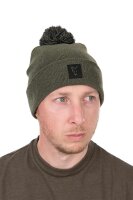 Fox Bobble Hat Green/Black
