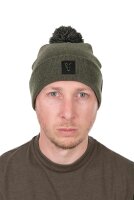 Fox Bobble Hat Green/Black
