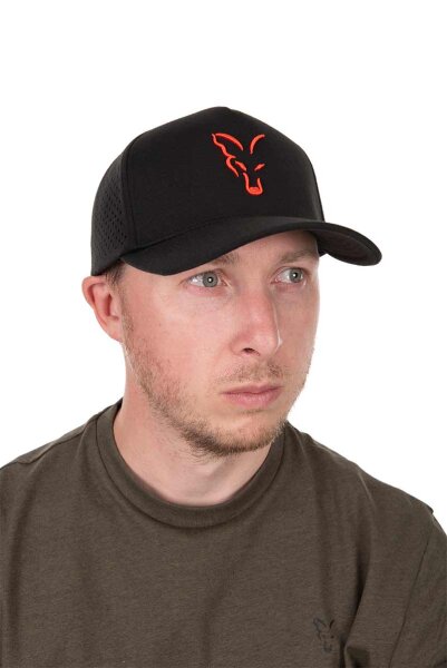 Fox Collection Baseball Cap  Black/Orange