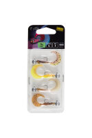 Fox Rage Micro Grub Tail Mixed UV Colour Pack loaded