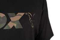 FOX Black/Camo Logo T-Shirt