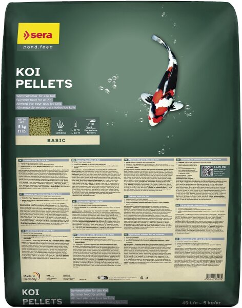 Sera Koi Pellets Spiruina 40L 5kg