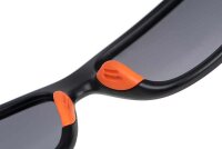 Fox Collection Black Orange Shades - Grey Lens