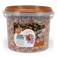 DuvoPlus Teichsticks Farbmischung 5L 4mm Teichfutter