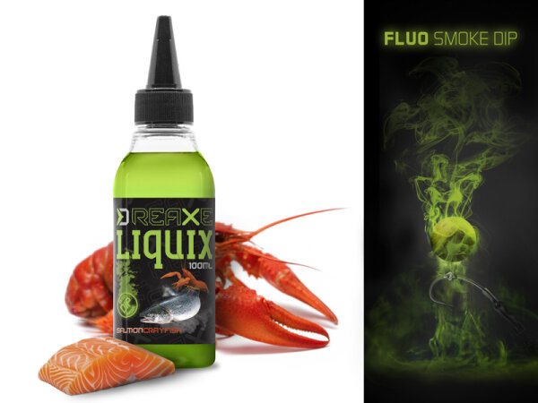 Delphin Fluo Dip D SNAX LiquiX 100ml Lachs – Krebs