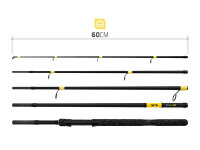 Delphin SIXTY 280cm/100g/5 Teile - Reiserute